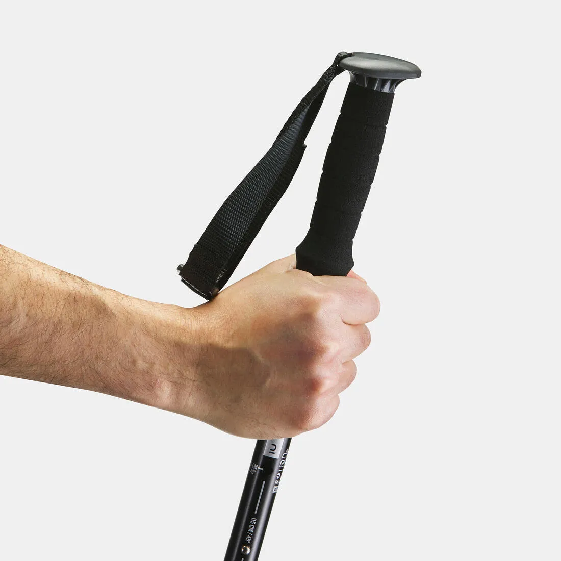 1 Easy Adjust Hiking Pole - MT100 Comfort Black