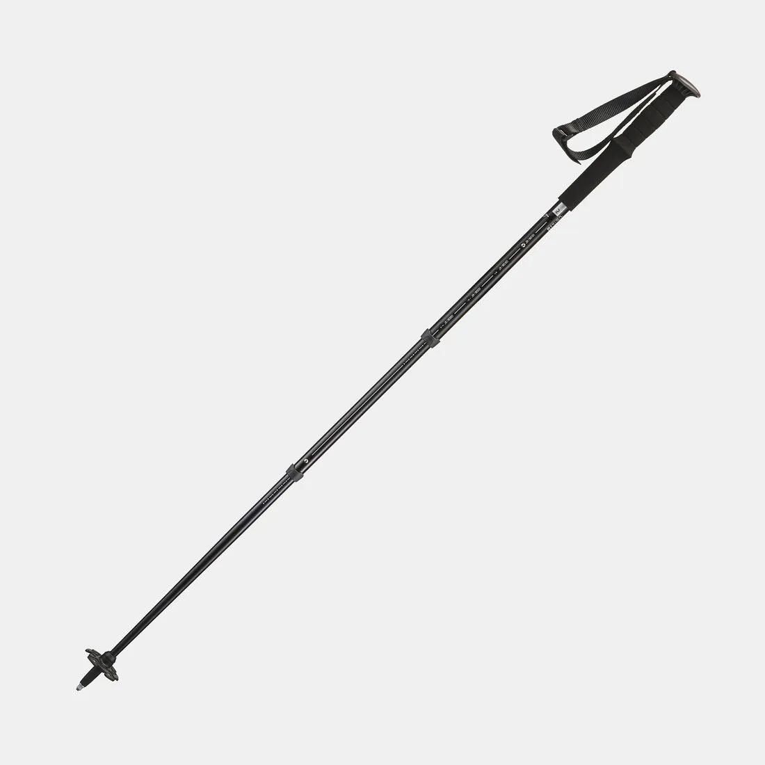 1 Easy Adjust Hiking Pole - MT100 Comfort Black