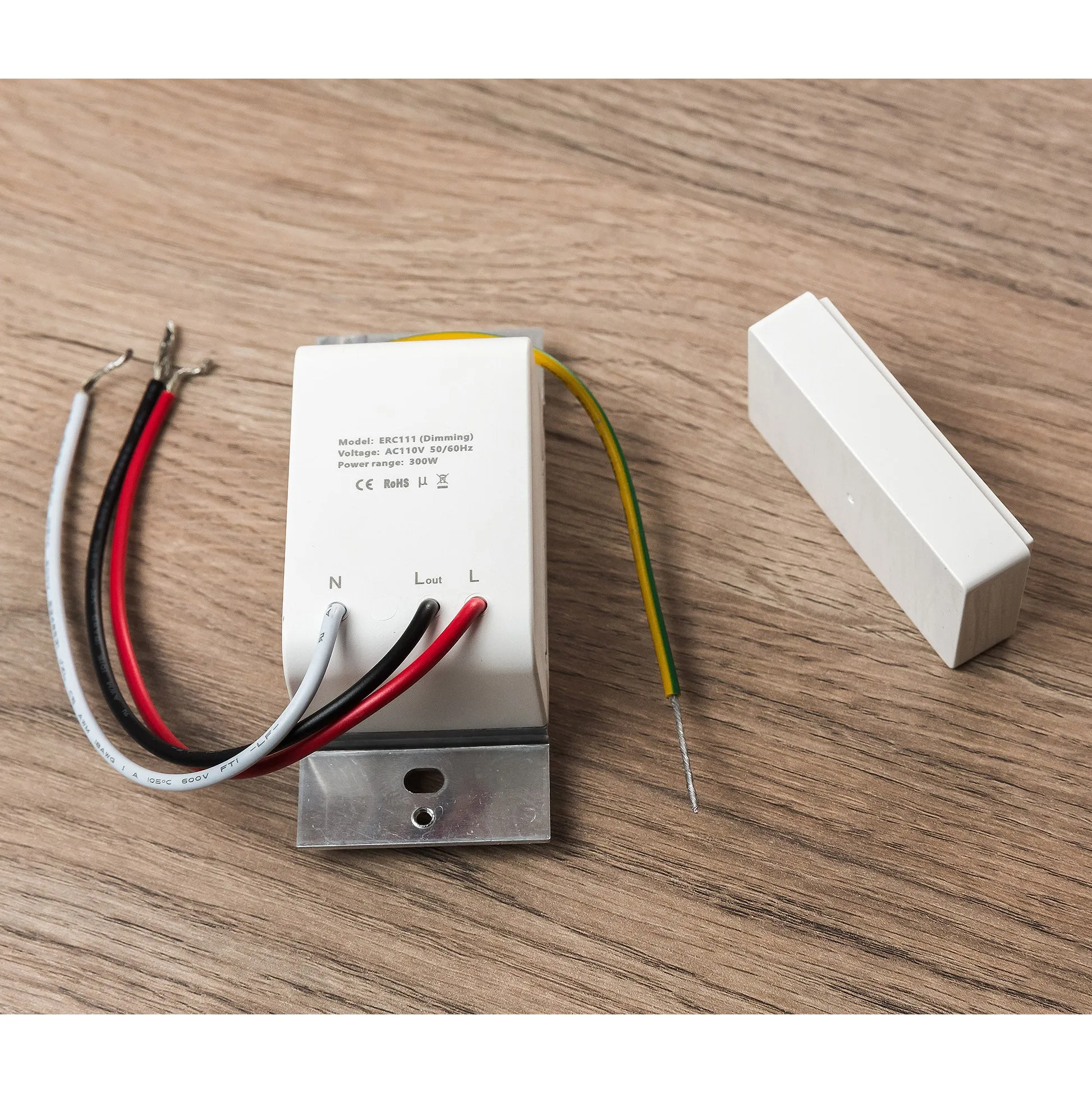 1 keys wireless kinetic energy switch with dimming for our chandeliers.