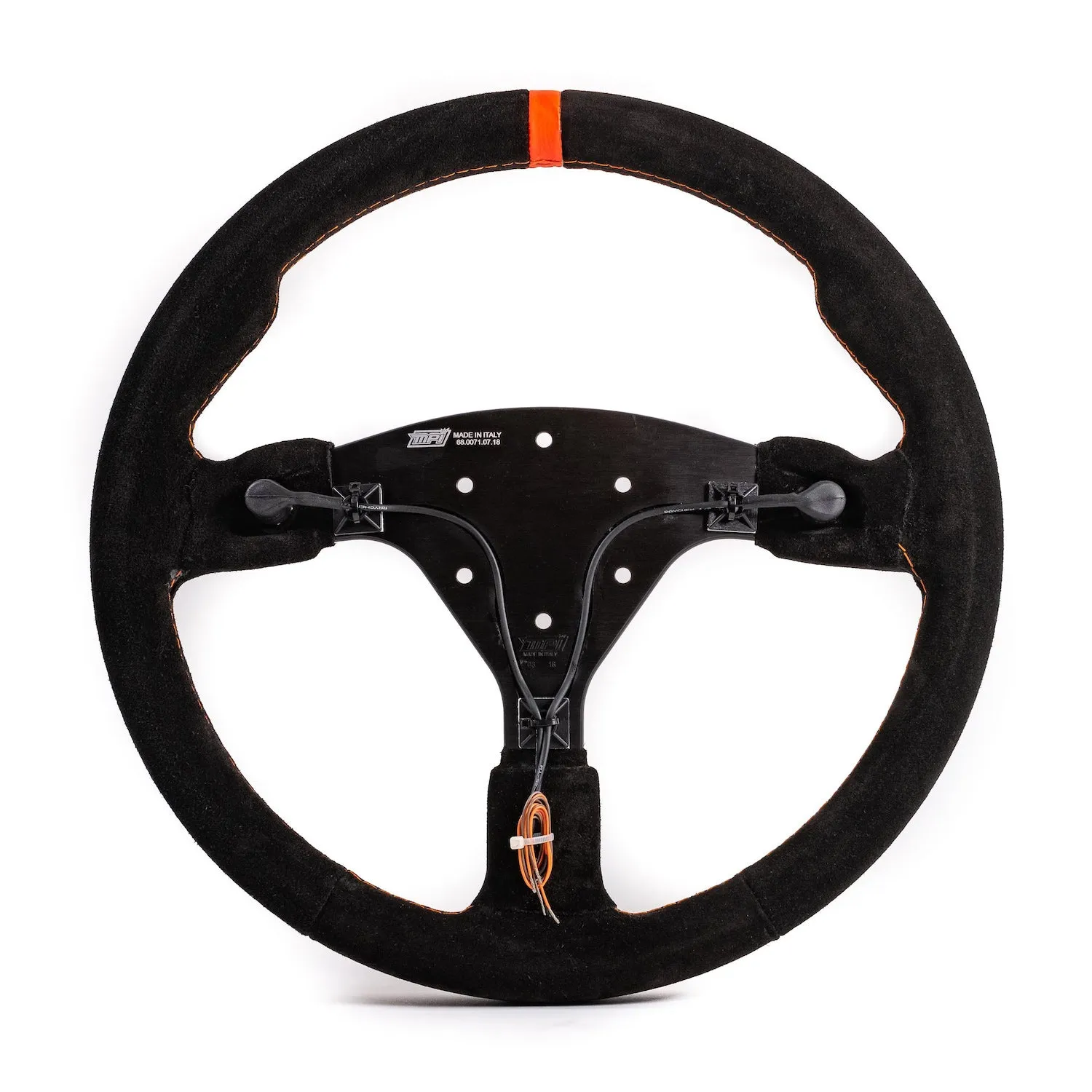 14 in Wheel Black Suede 6-Bolt Aluminum