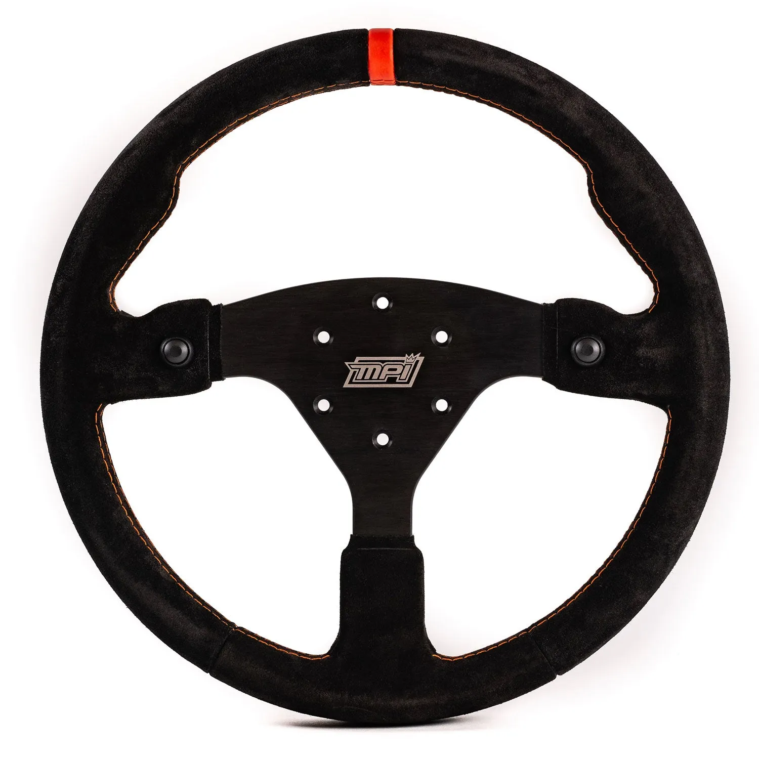 14 in Wheel Black Suede 6-Bolt Aluminum