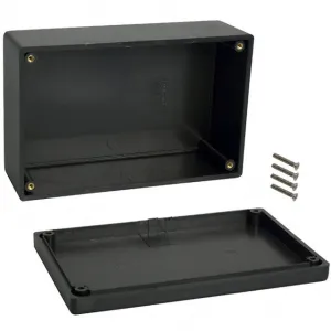167 x 107 x 65mm FRABS IP54 black thick wall enclosure