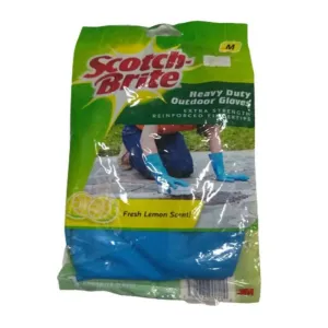 3M Scotch Brite Heavy Duty Outdoor Gloves Medium Size