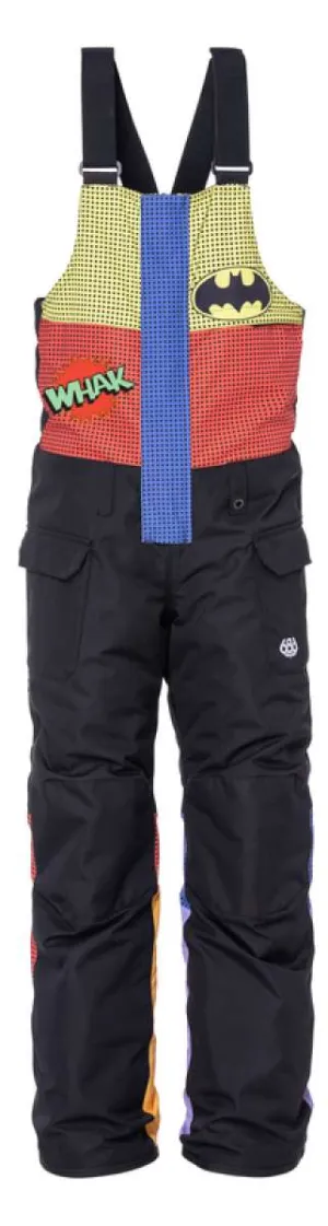 686 Frontier Insulated Bib Pants Boys Batman