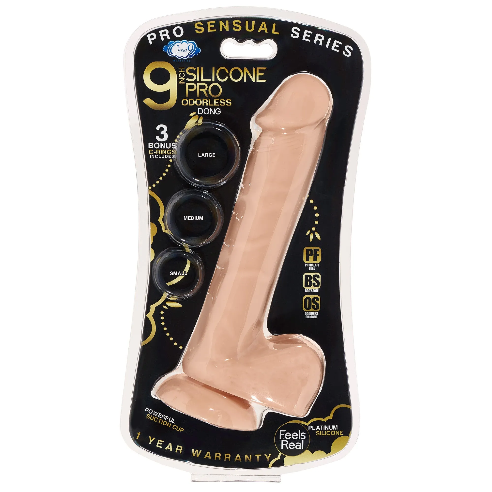 9" Silicone Pro Odorless  - Flesh