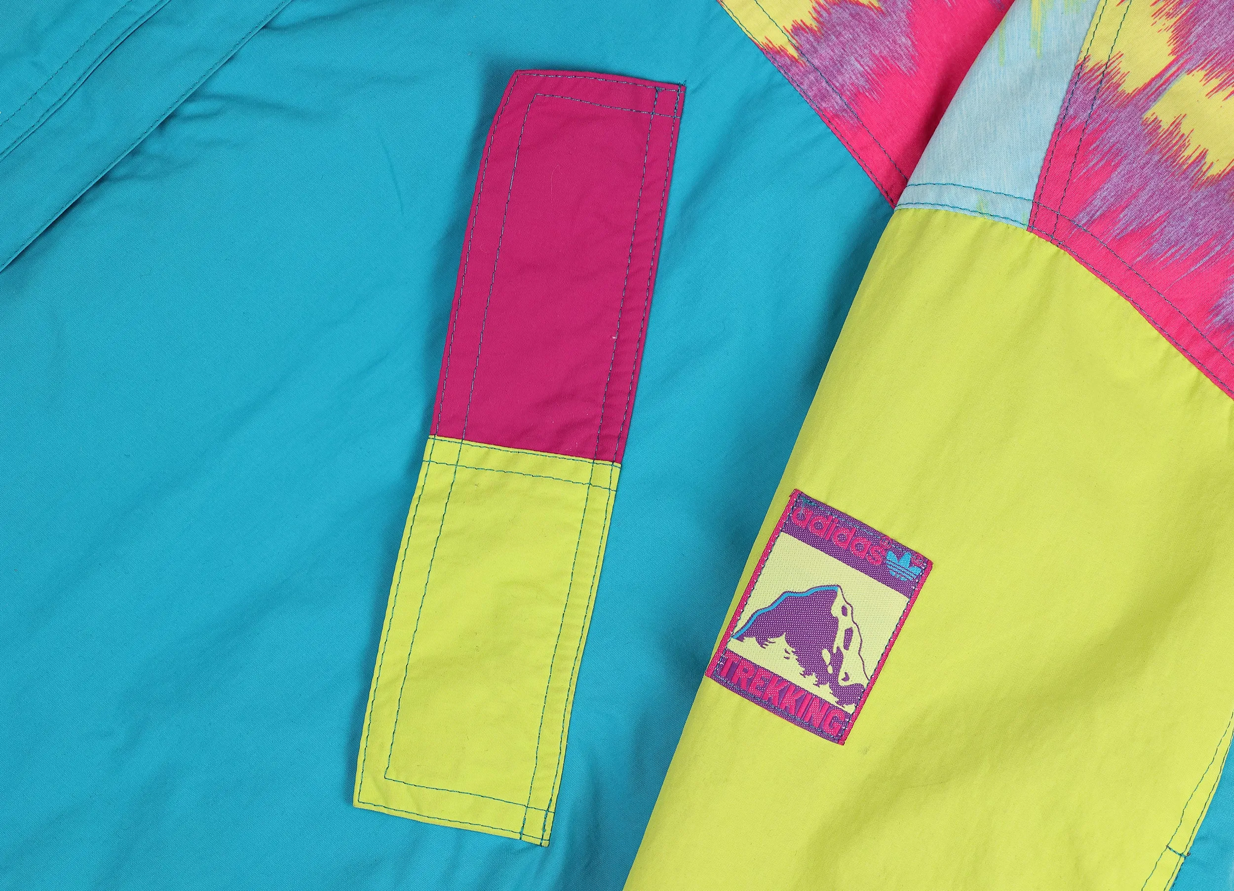 Adidas 90s Trekking Rain Jacket Coat - Green - XL