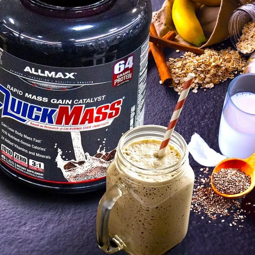 AllMax QuickMass Mass Gainer 10lbs (Exp Jul 2025)