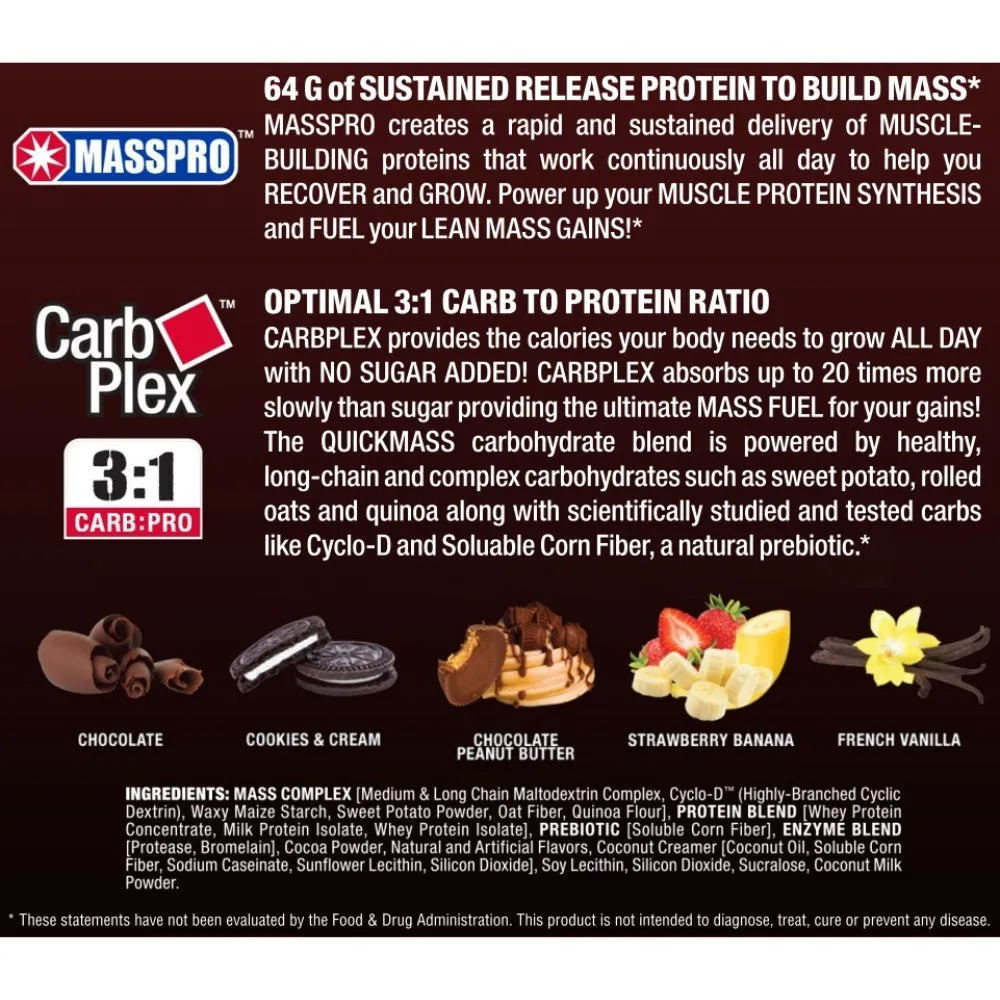AllMax QuickMass Mass Gainer 10lbs (Exp Jul 2025)