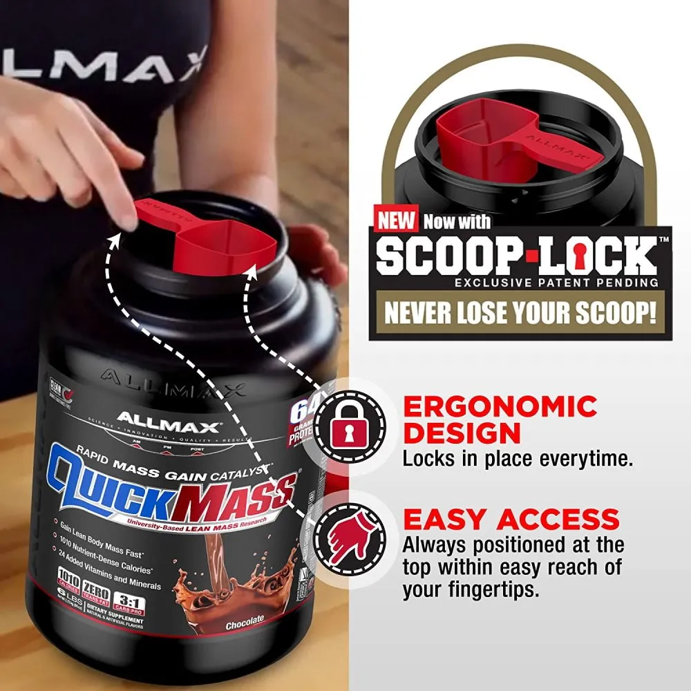 AllMax QuickMass Mass Gainer 10lbs (Exp Jul 2025)