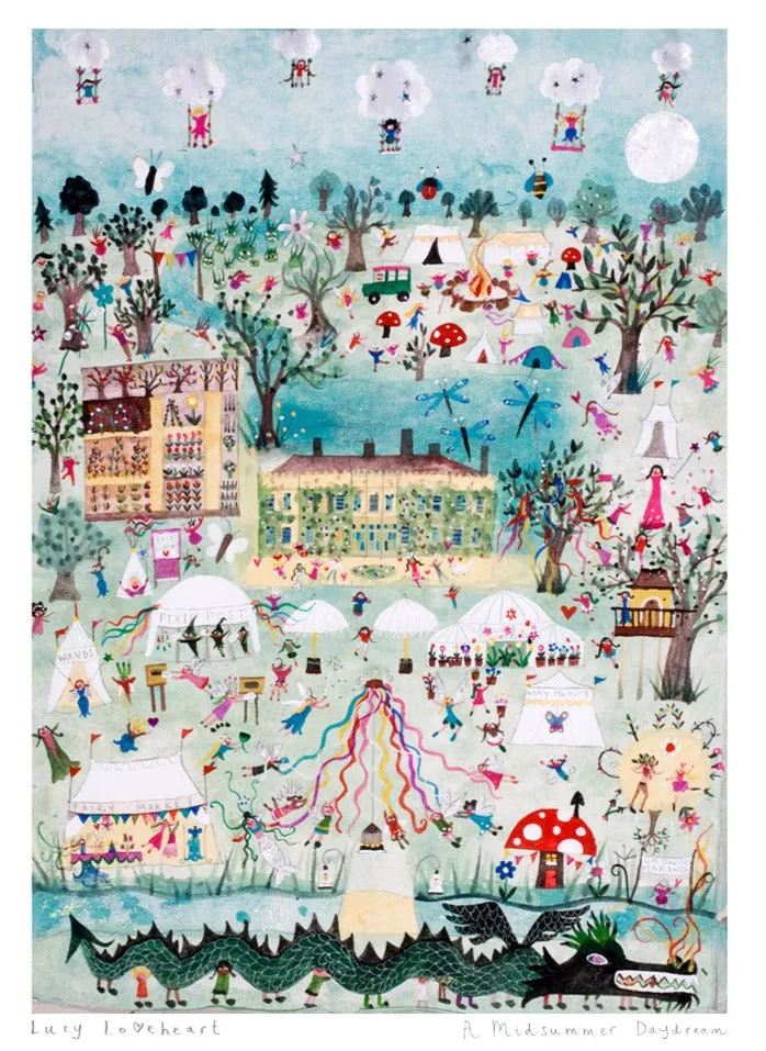 Art Prints | Midsummer Daydream | Lucy Loveheart