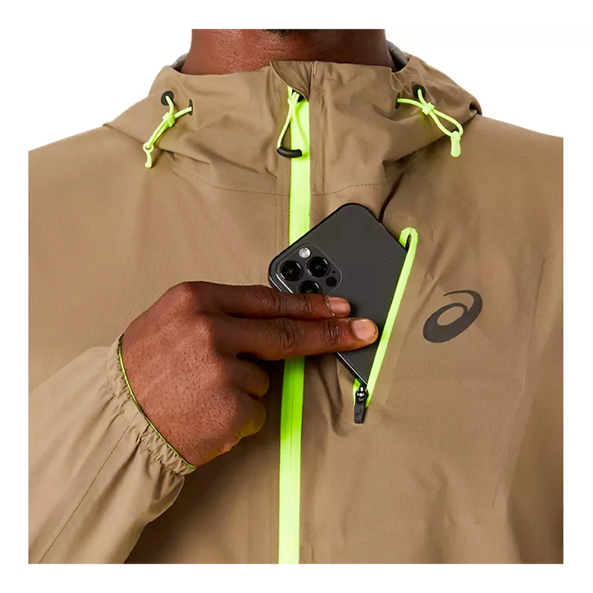 ASICS FUJITRAIL WATERPROOF JACKET - HOMME
