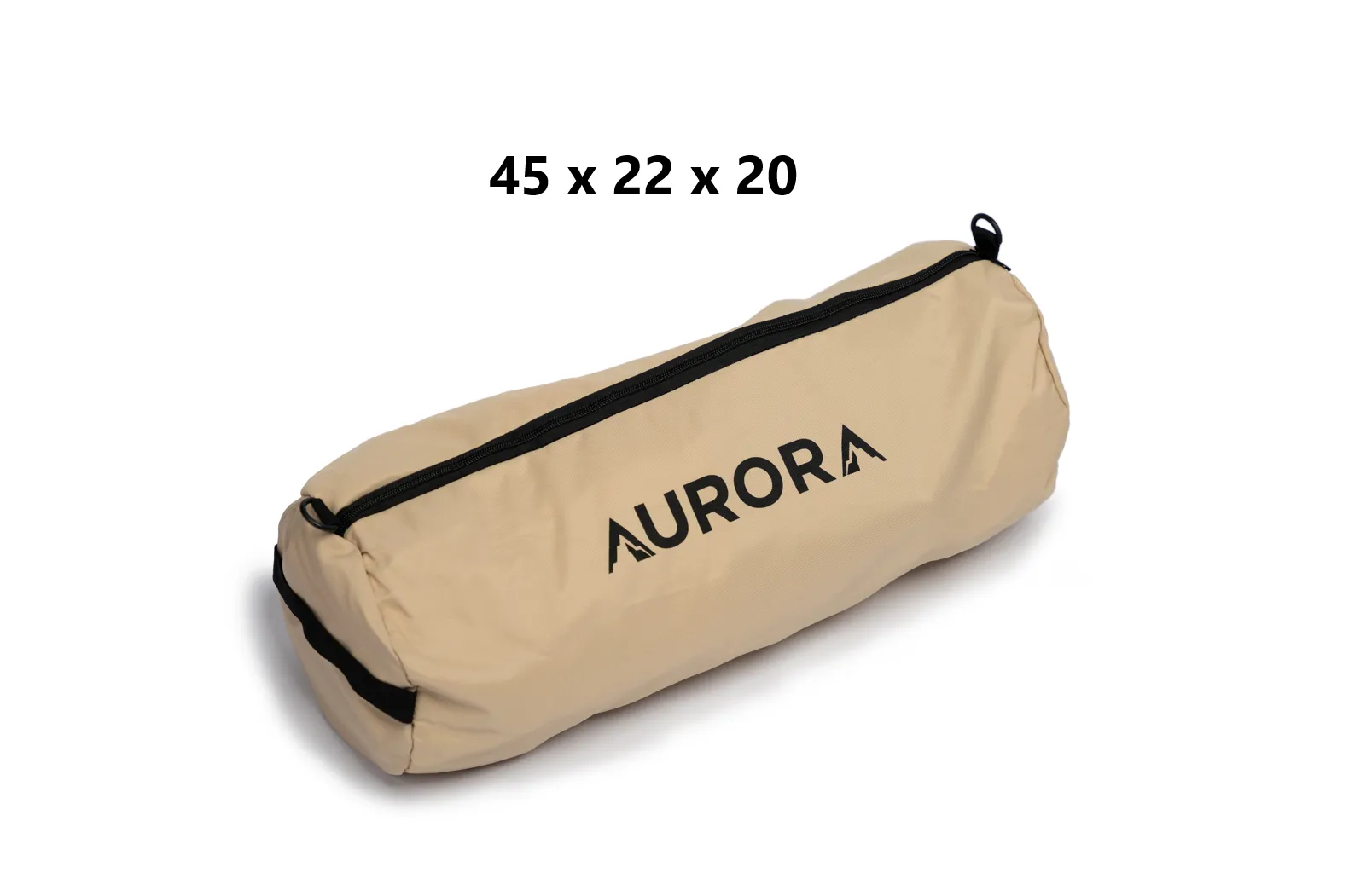 Aurora Luxury Camp Chair with Cup Holder - Beige