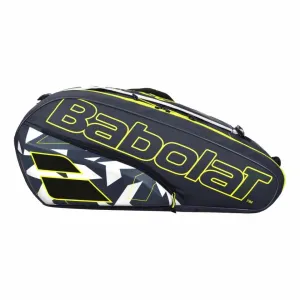 Babolat Pure Aero 12R Tennis Kit Bag | Grey/Yellow/White