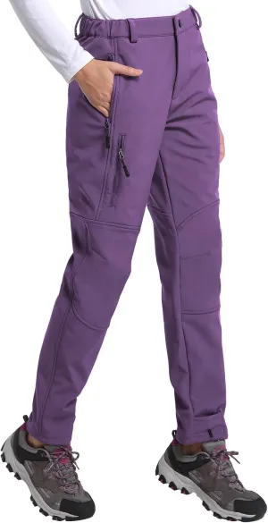 BALEAF Women's Windproof Fleece-Lined Ski Pants
