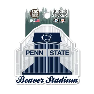 Beaver Stadium Gates Rugged Sticker