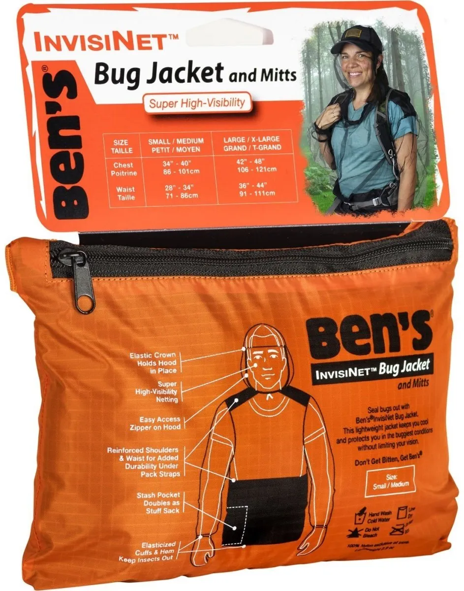 Ben's® InvisiNet Bug Jacket & Mitts