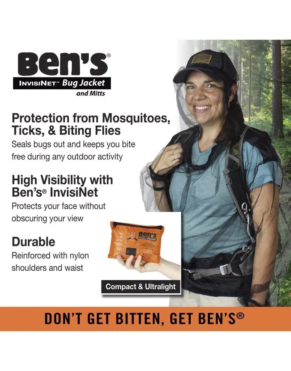 Ben's® InvisiNet Bug Jacket & Mitts