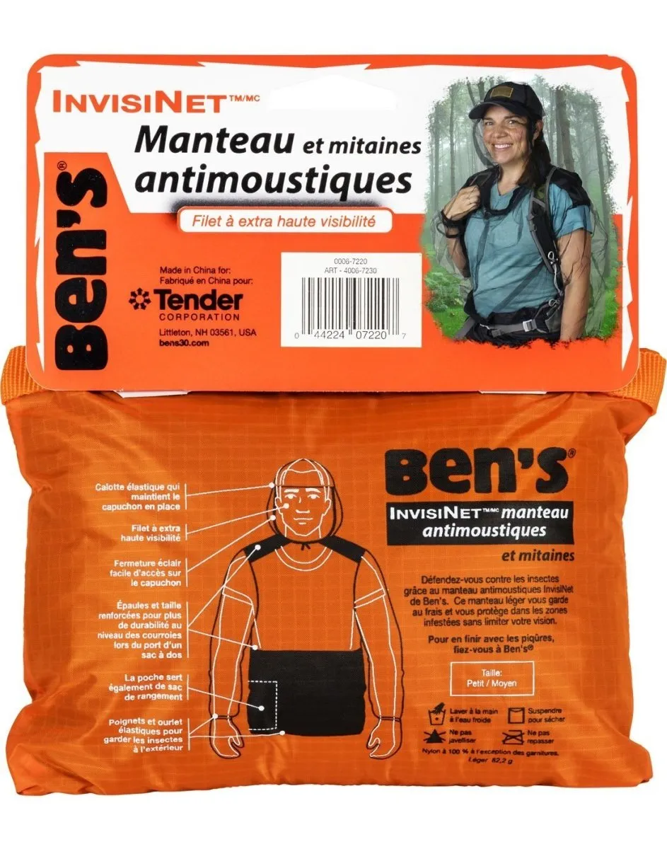 Ben's® InvisiNet Bug Jacket & Mitts