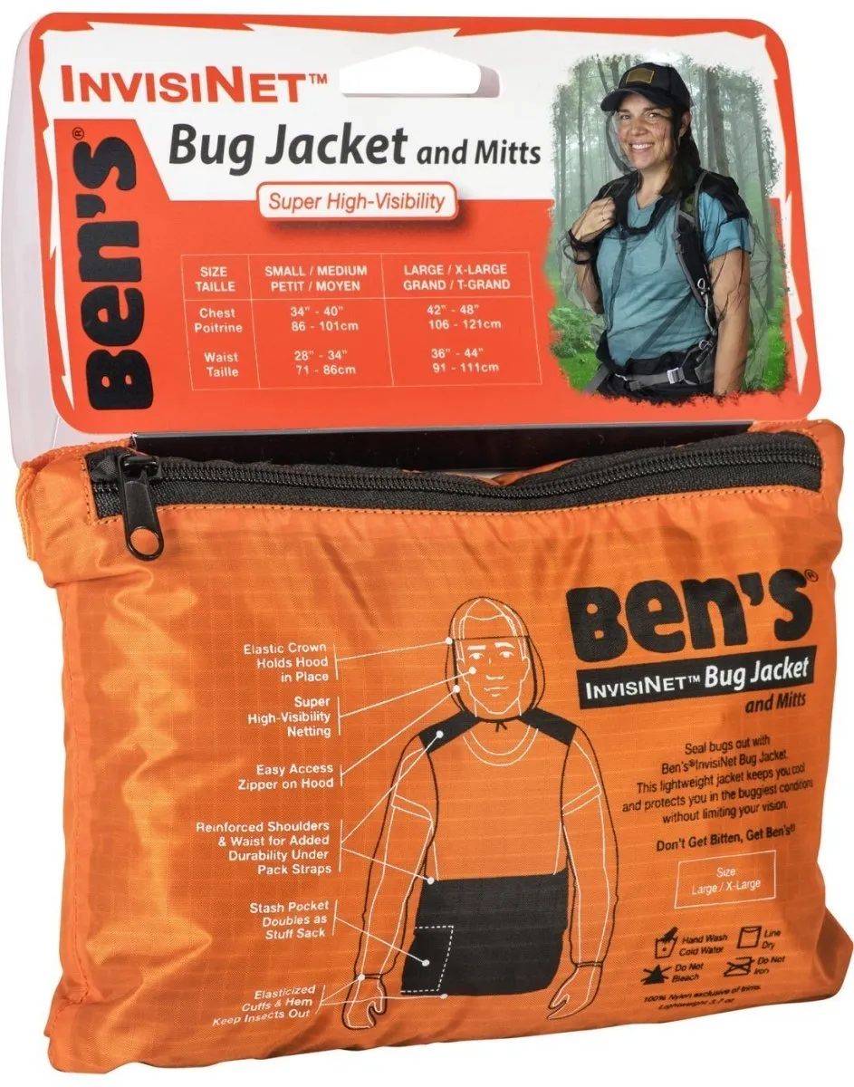 Ben's® InvisiNet Bug Jacket & Mitts