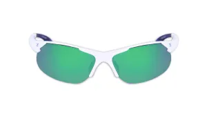 BrandX X2W14 Green Mirror Anti-Fog Lens, White Frame (case of 200)