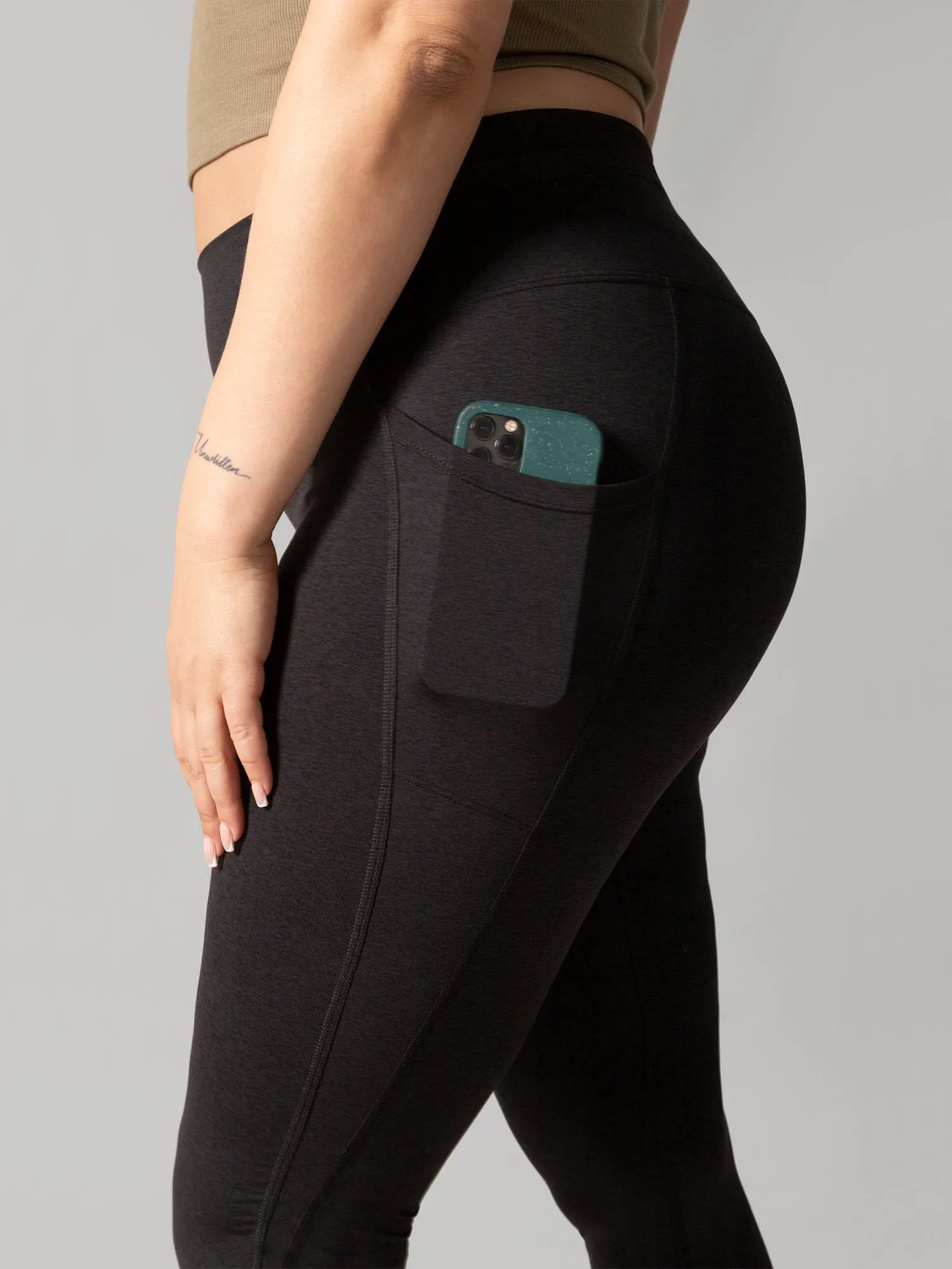 Buttery Soft BFF High-Rise Legging with Pockets - Total Eclipse