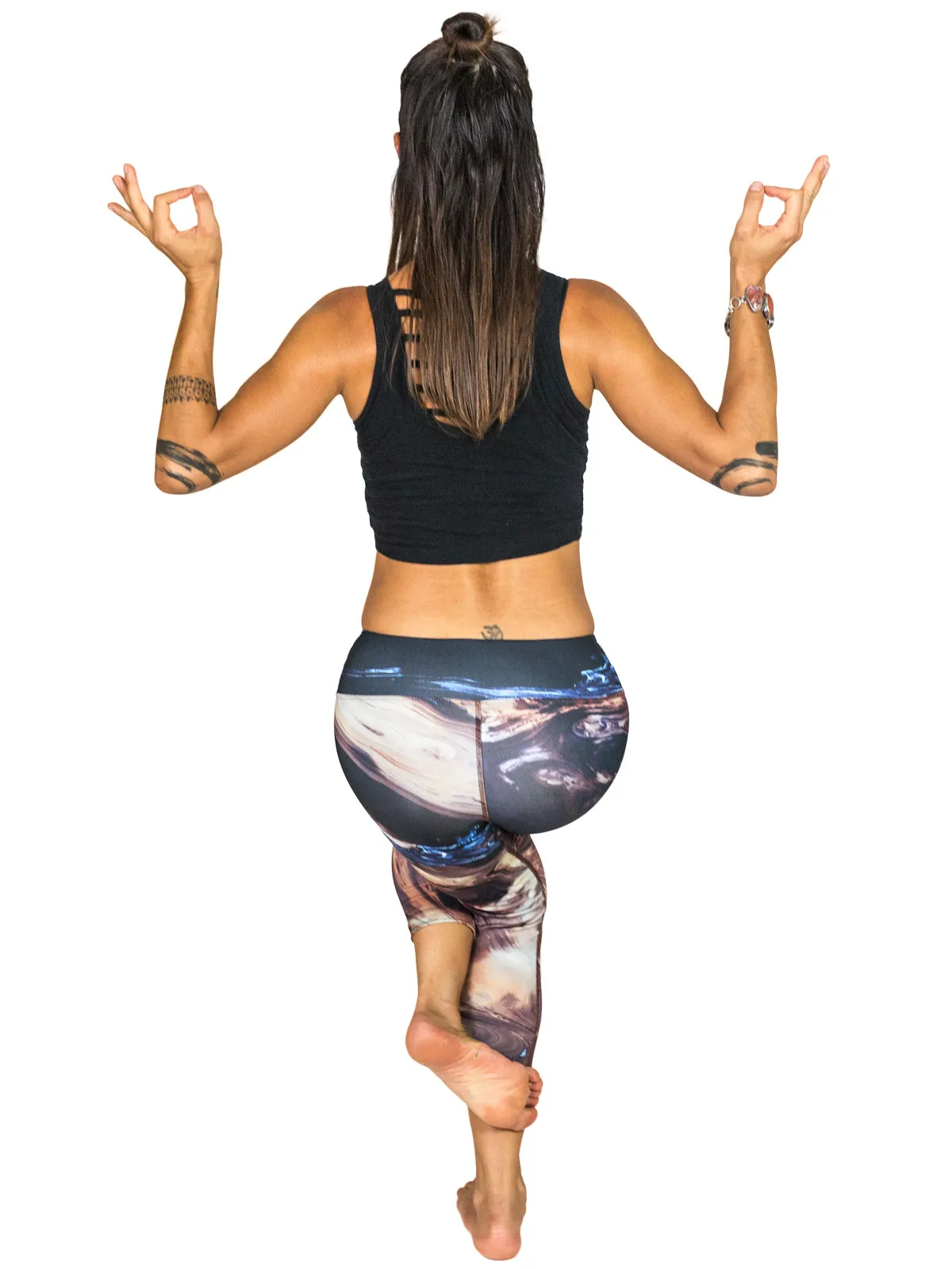 Capri Leggings - Yoga Love - Dasht-e Kavir