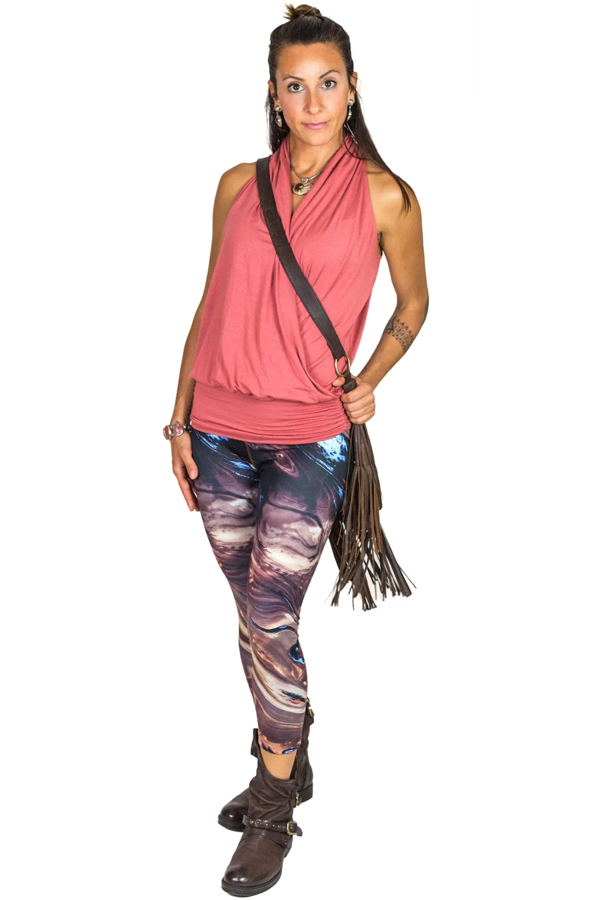 Capri Leggings - Yoga Love - Dasht-e Kavir