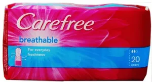 Carefree Panty Liners Breathable 20s