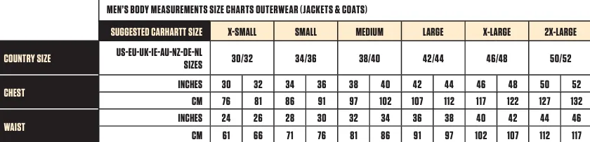 Carhartt Men's Sherpa Lined Jacket Washed Duck - 104392 Black