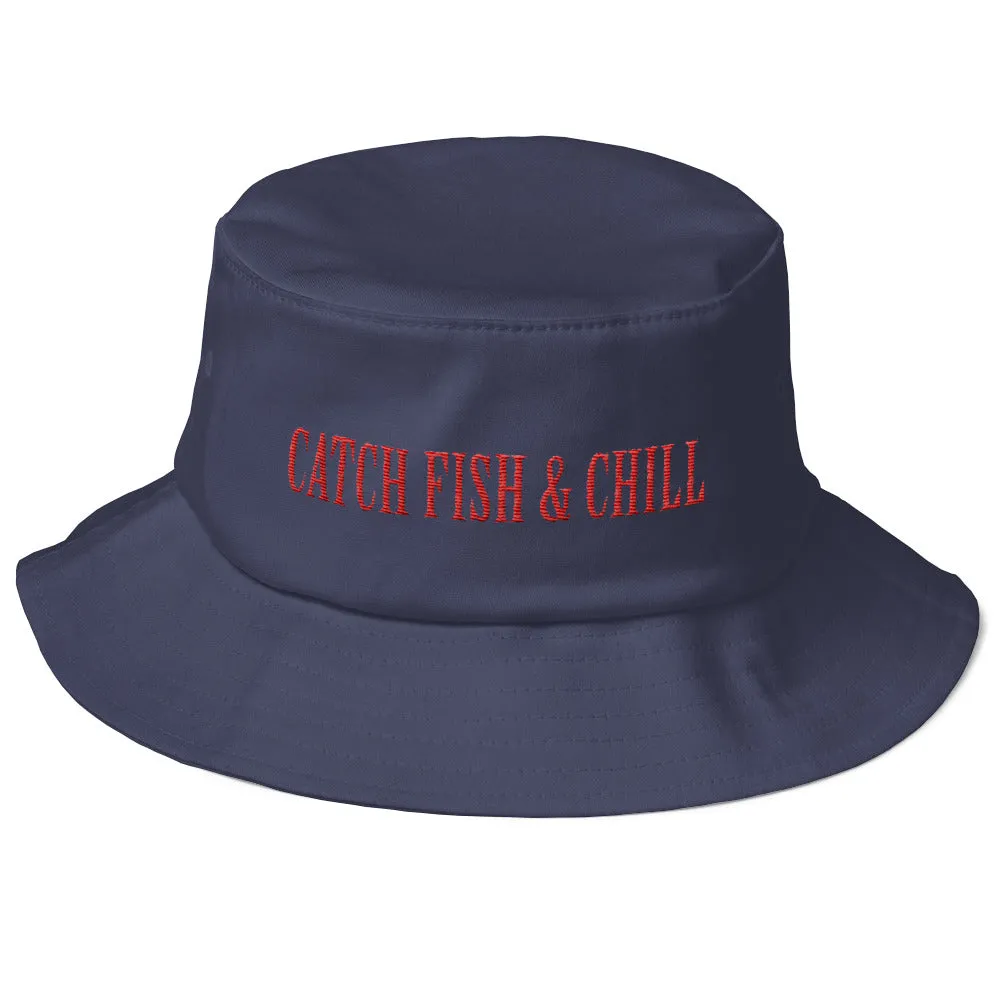 CATCH FISH & CHILLING LUCKY FISHING HAT
