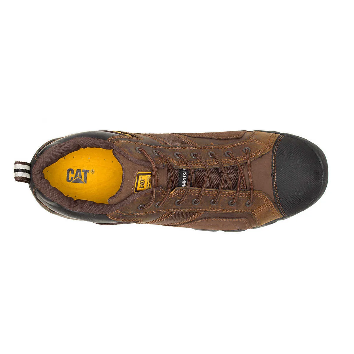 Caterpillar ARGON ASTM F2413-18 P89957 Dark Brown Composite Toe Work Shoe