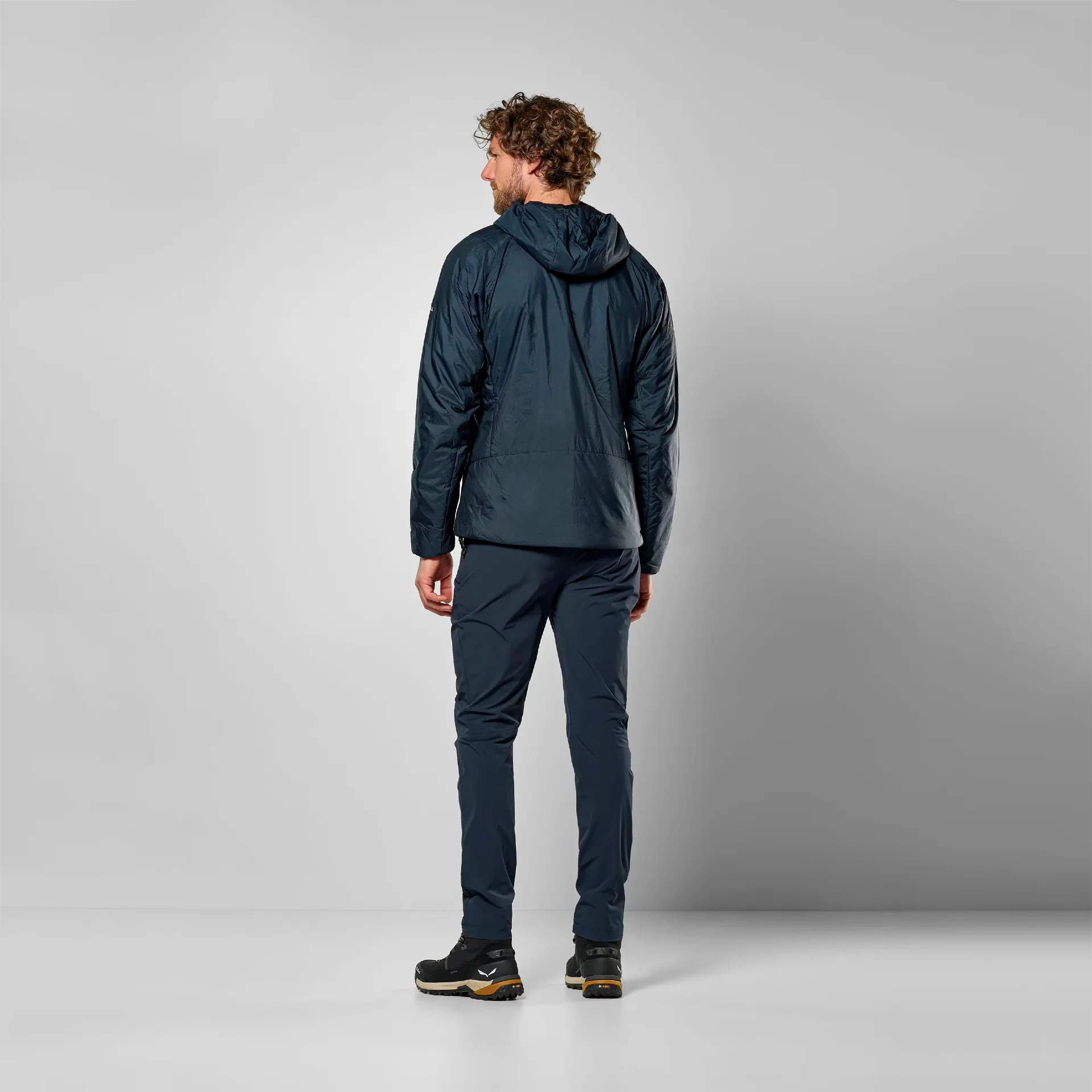CATINACCIO 2 TIROLWOOL RESPONSIVE HOODED MEN'S JACKET - NAVY BLAZER