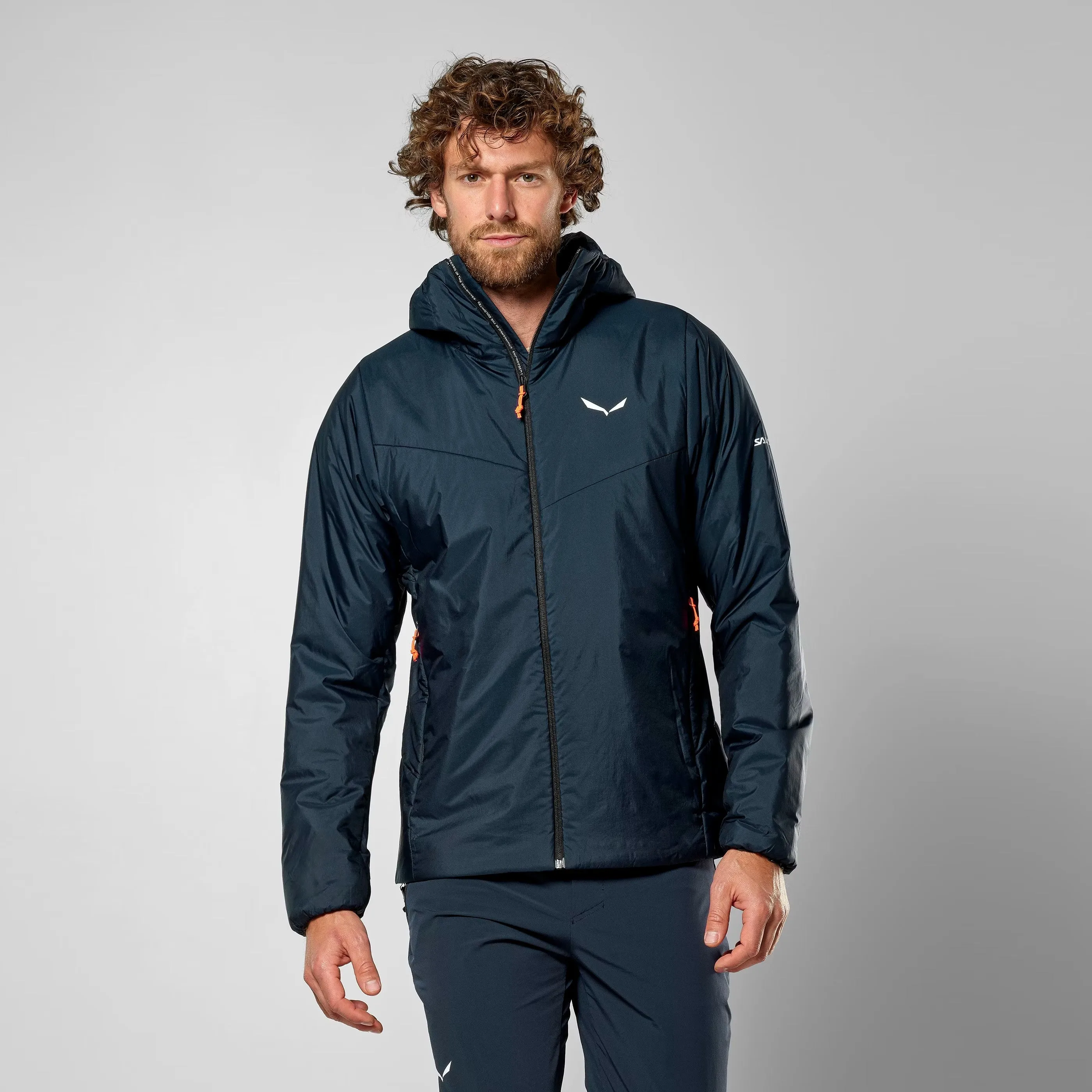 CATINACCIO 2 TIROLWOOL RESPONSIVE HOODED MEN'S JACKET - NAVY BLAZER