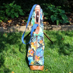 Caviar Tropical Floral Sunday Golf Bag
