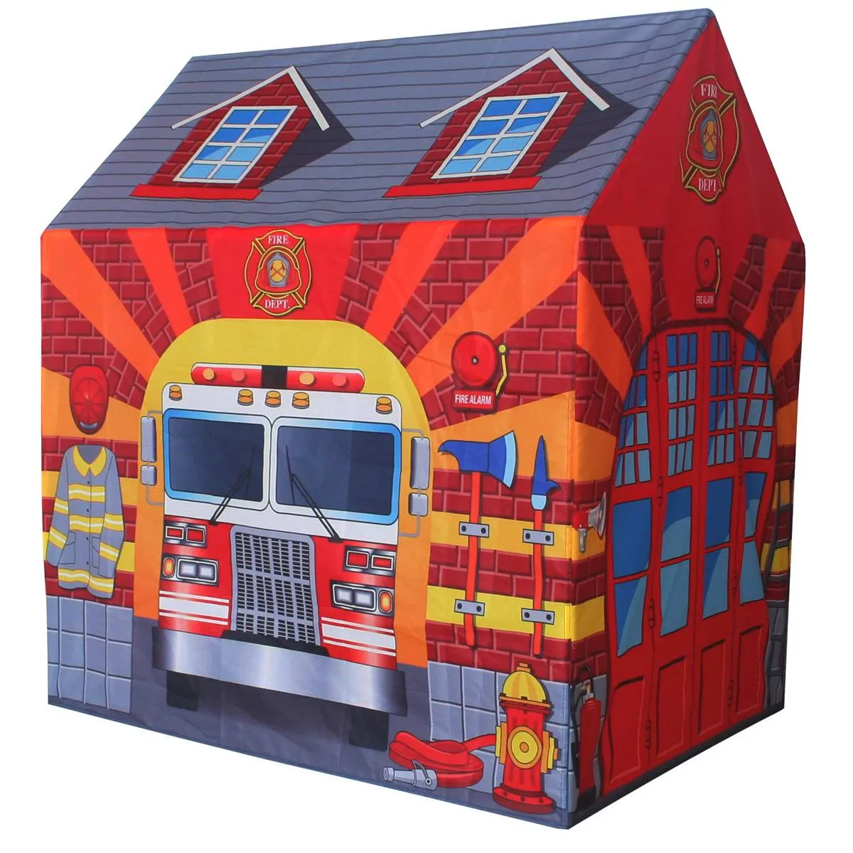 Children’s 2 Person Fire Station | Fireman Play Tent | Den | Role Play Fun