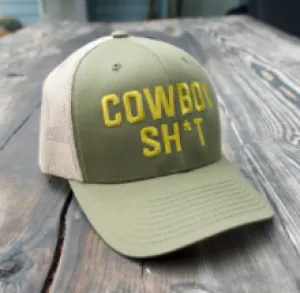 CL012 Cowboy Sh*t Cap- KANANASKIS (Moss/Khaki)