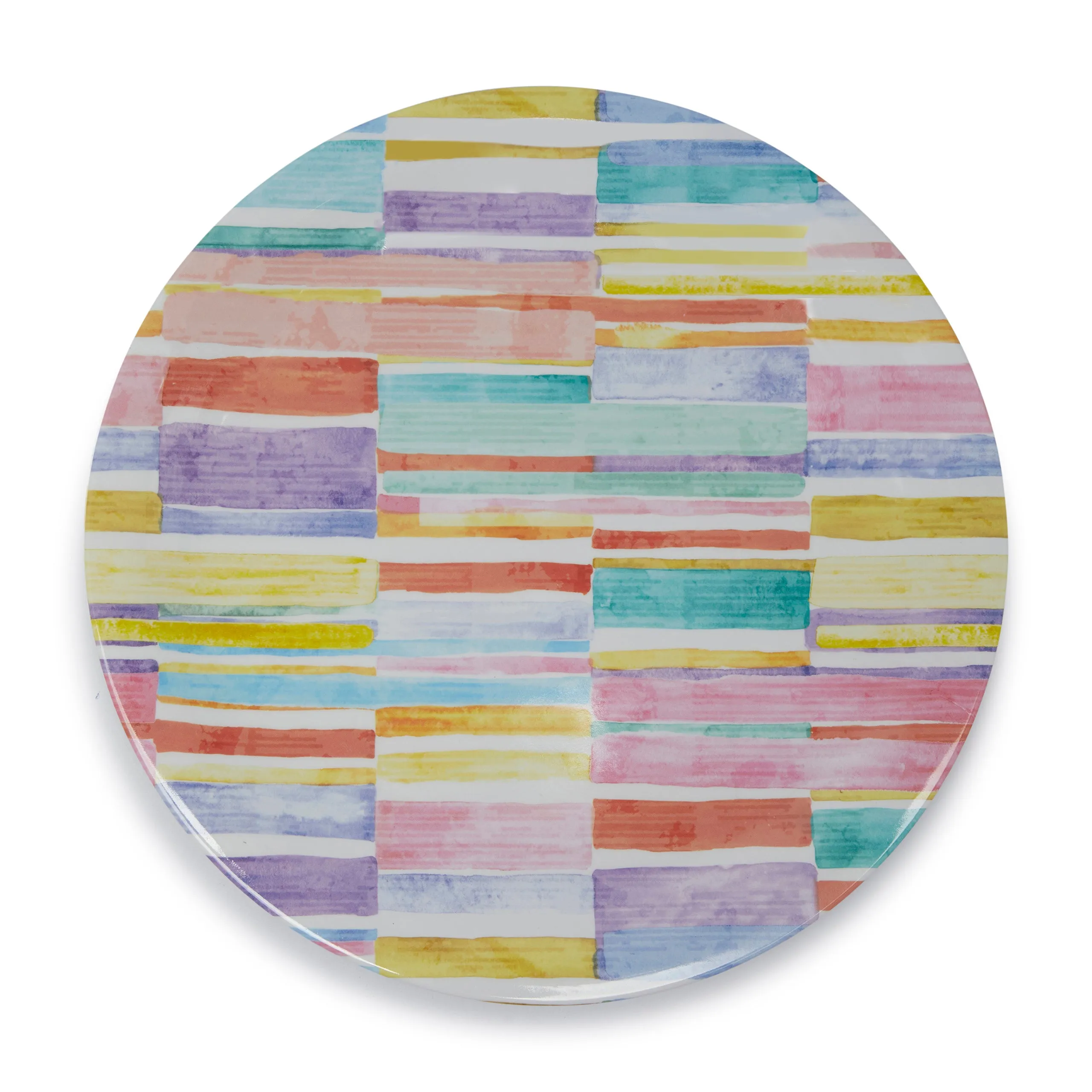 Coincasa MELAMINE DINNER PLATE (26.7CM, MULTI-COLOURED)