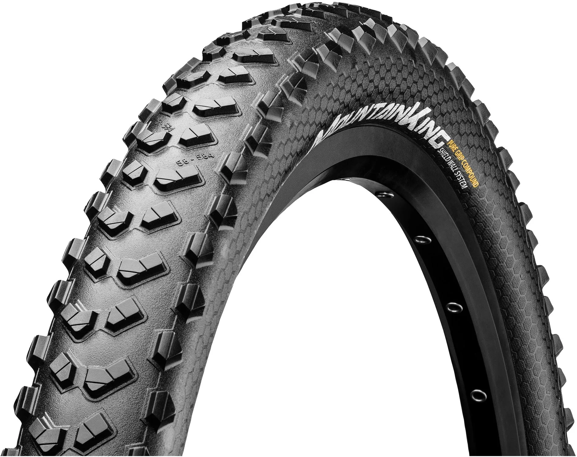 Continental Mountain King III Shieldwall Pure Grip TLR Folding Bike Tyre