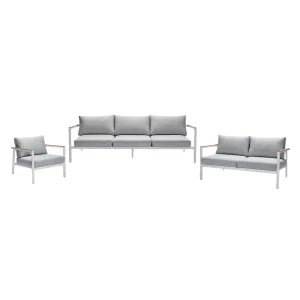 Copenhagen Outdoor 3 2 1 Seater Lounge - White