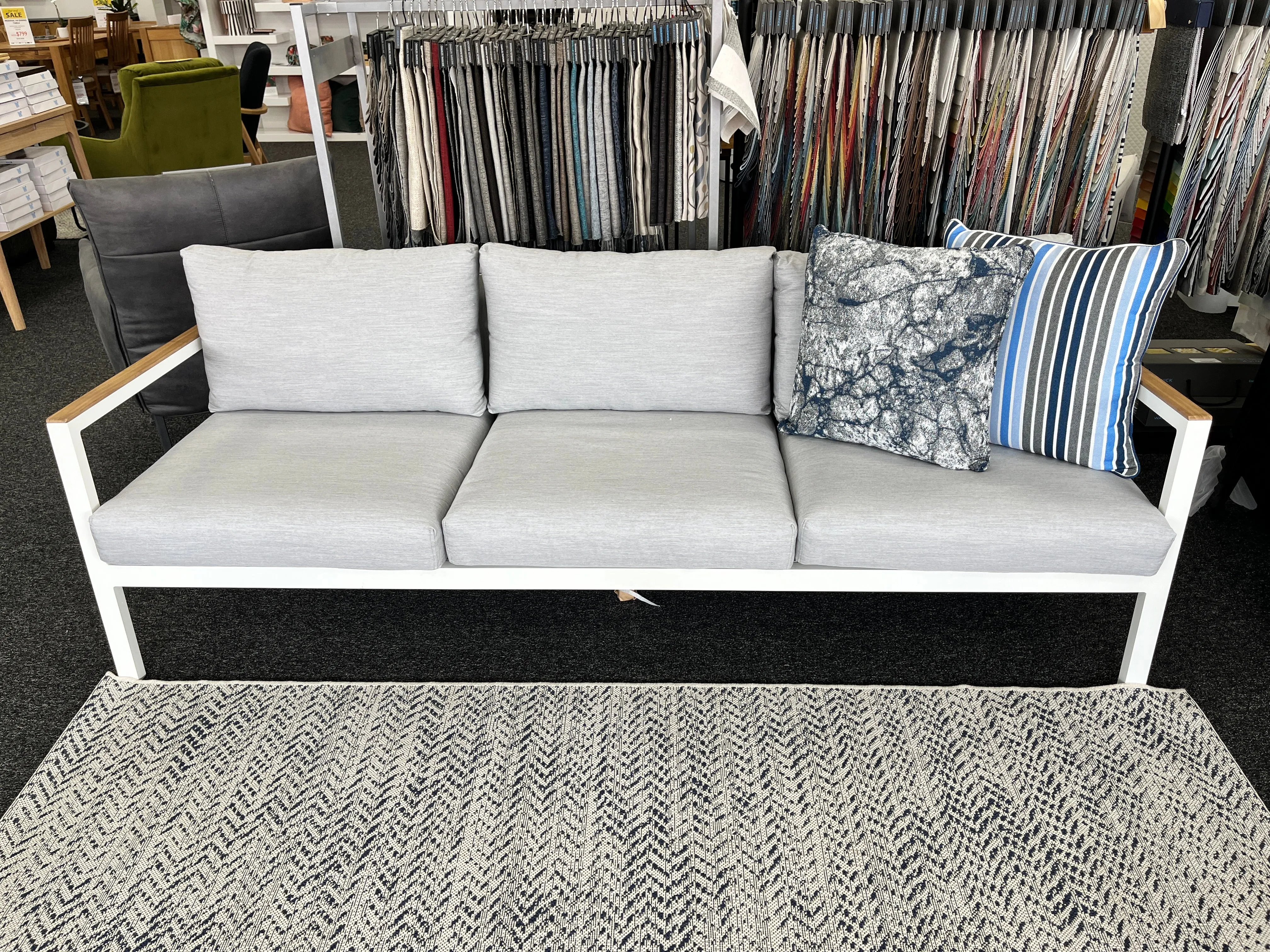 Copenhagen Outdoor 3-Seater Sofa - White