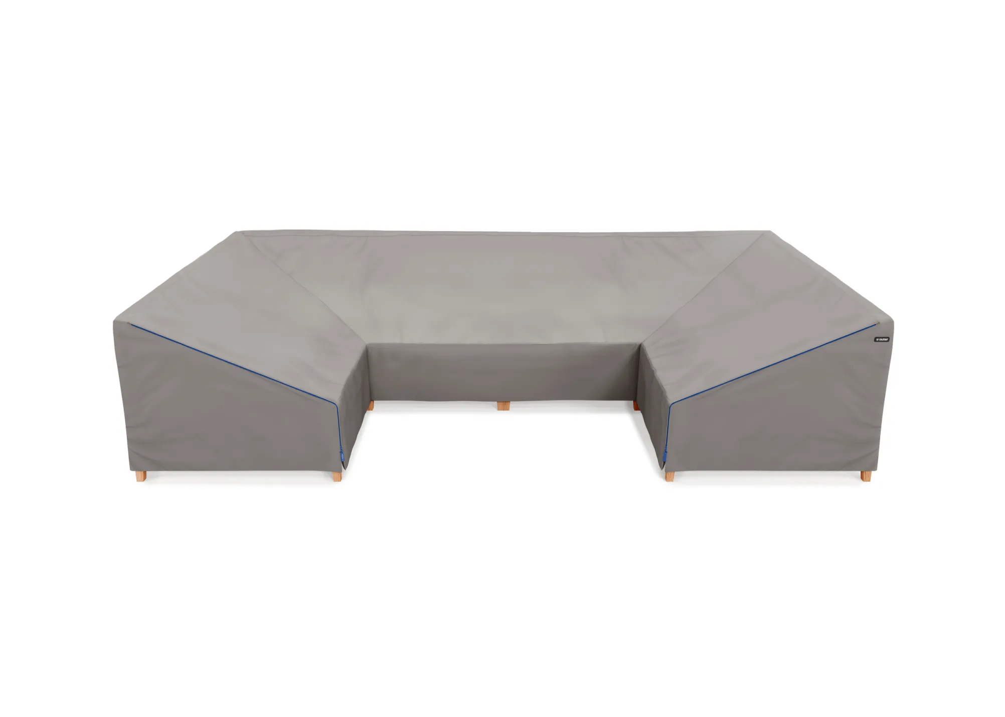 Cover for Teak U Sectional - 6 Seat