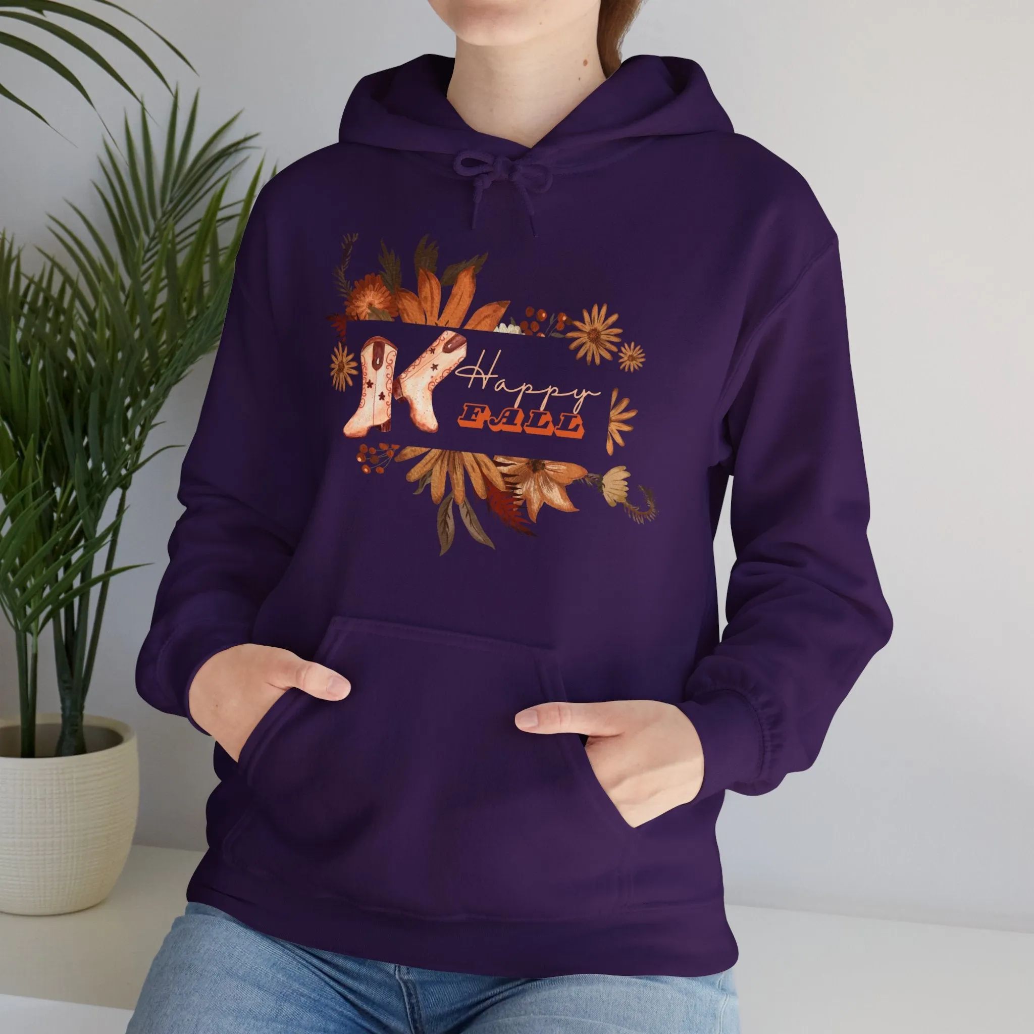Cowboy Boots Fall Unisex Hoodie