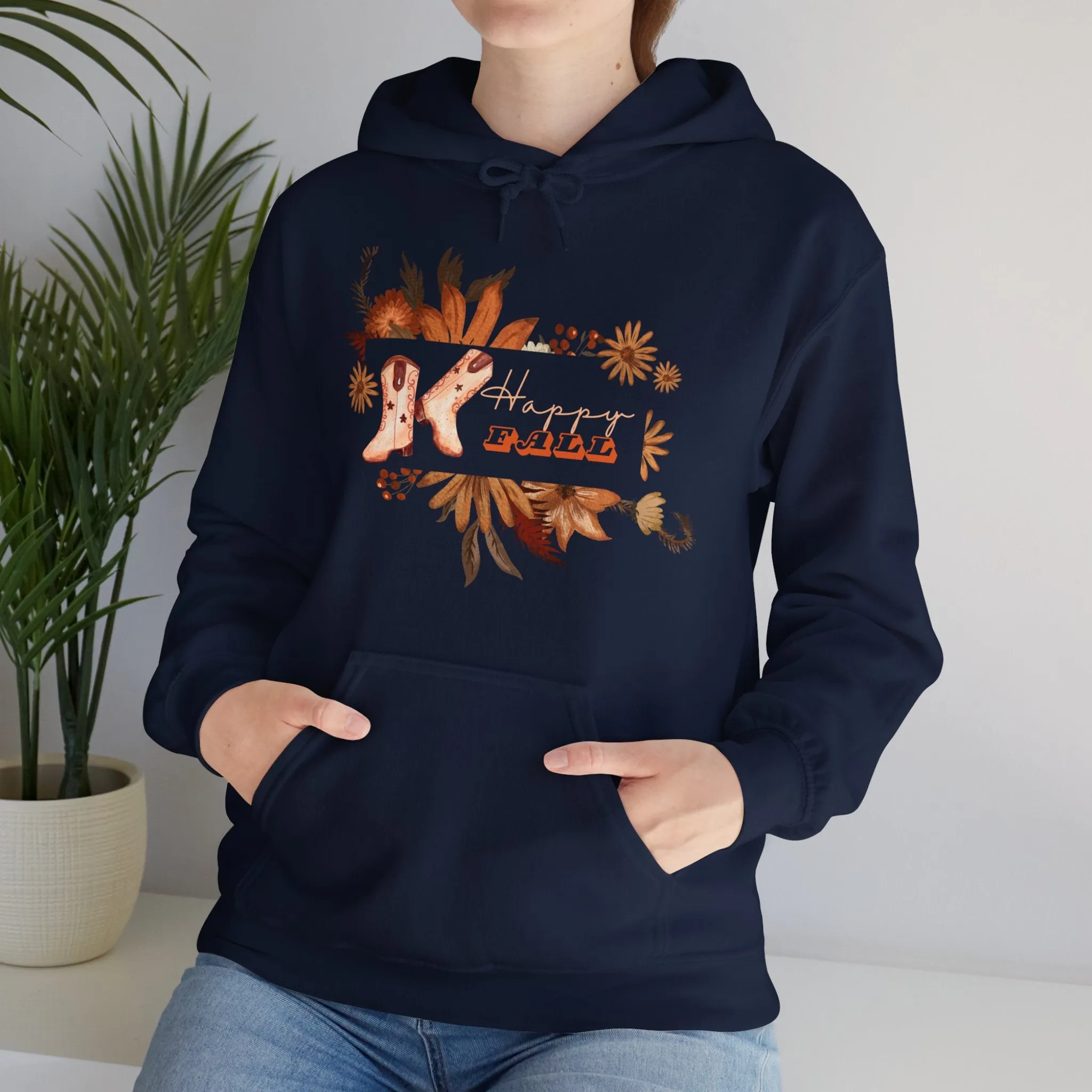 Cowboy Boots Fall Unisex Hoodie