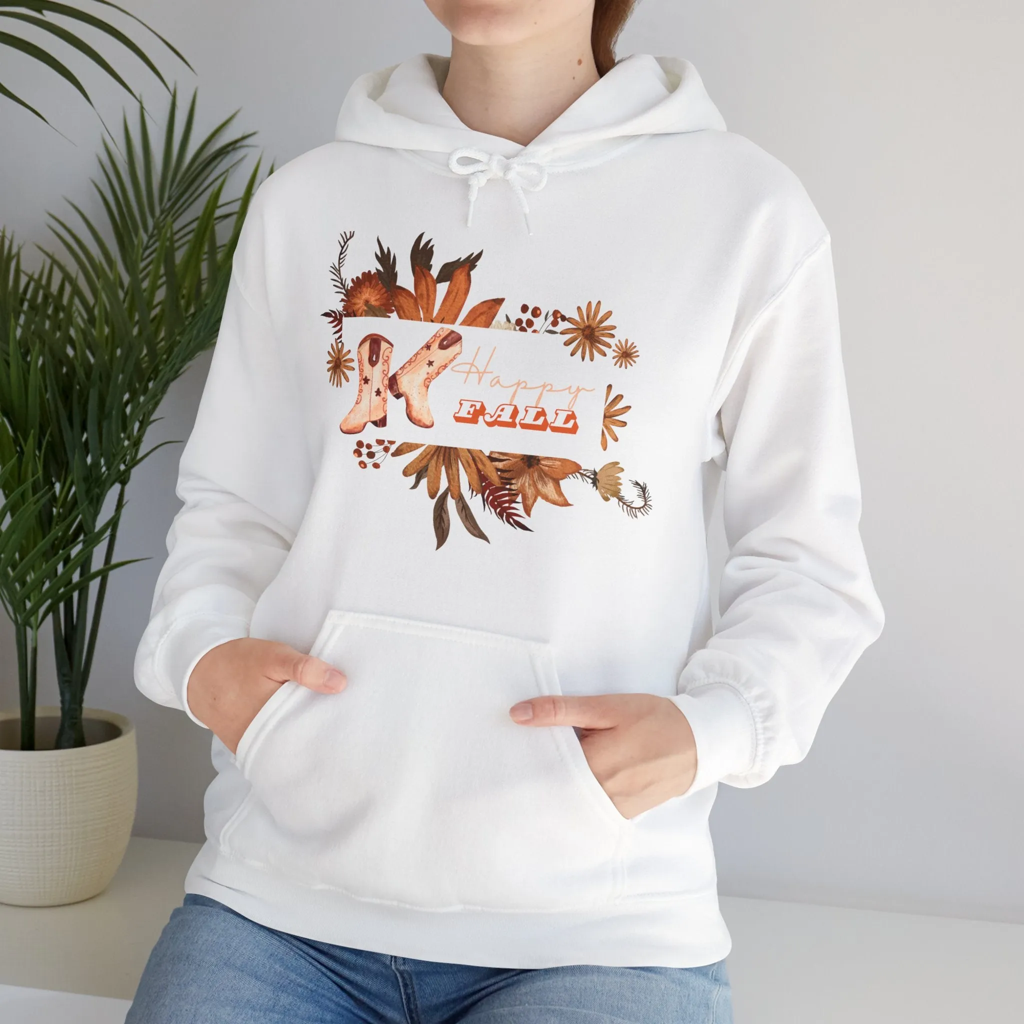 Cowboy Boots Fall Unisex Hoodie