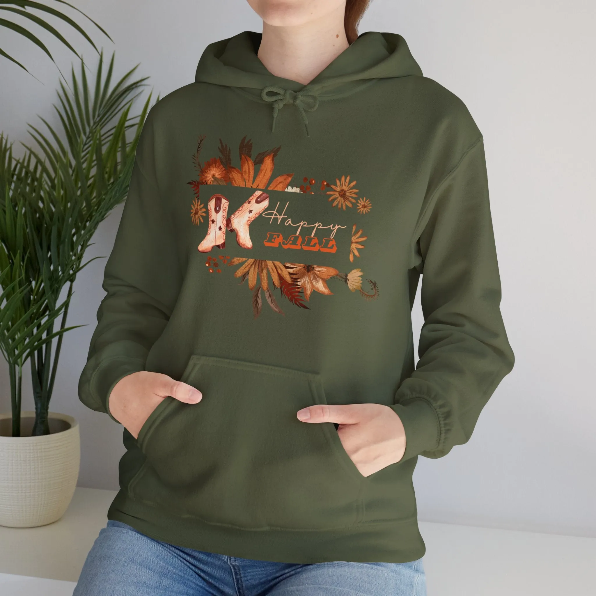 Cowboy Boots Fall Unisex Hoodie