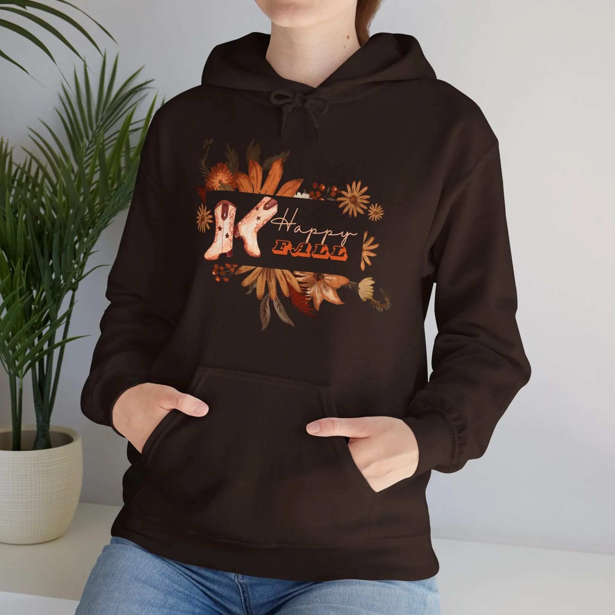 Cowboy Boots Fall Unisex Hoodie