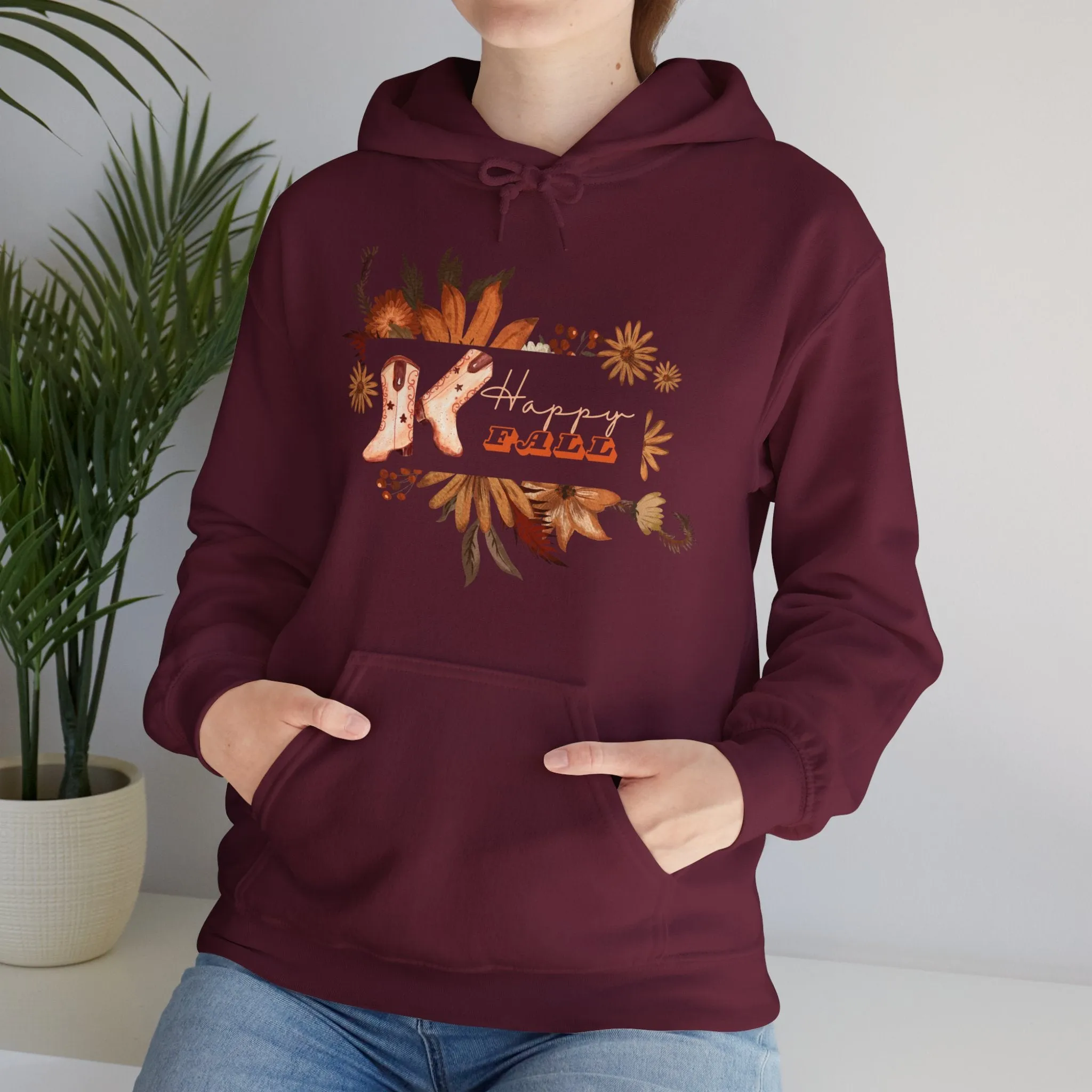 Cowboy Boots Fall Unisex Hoodie