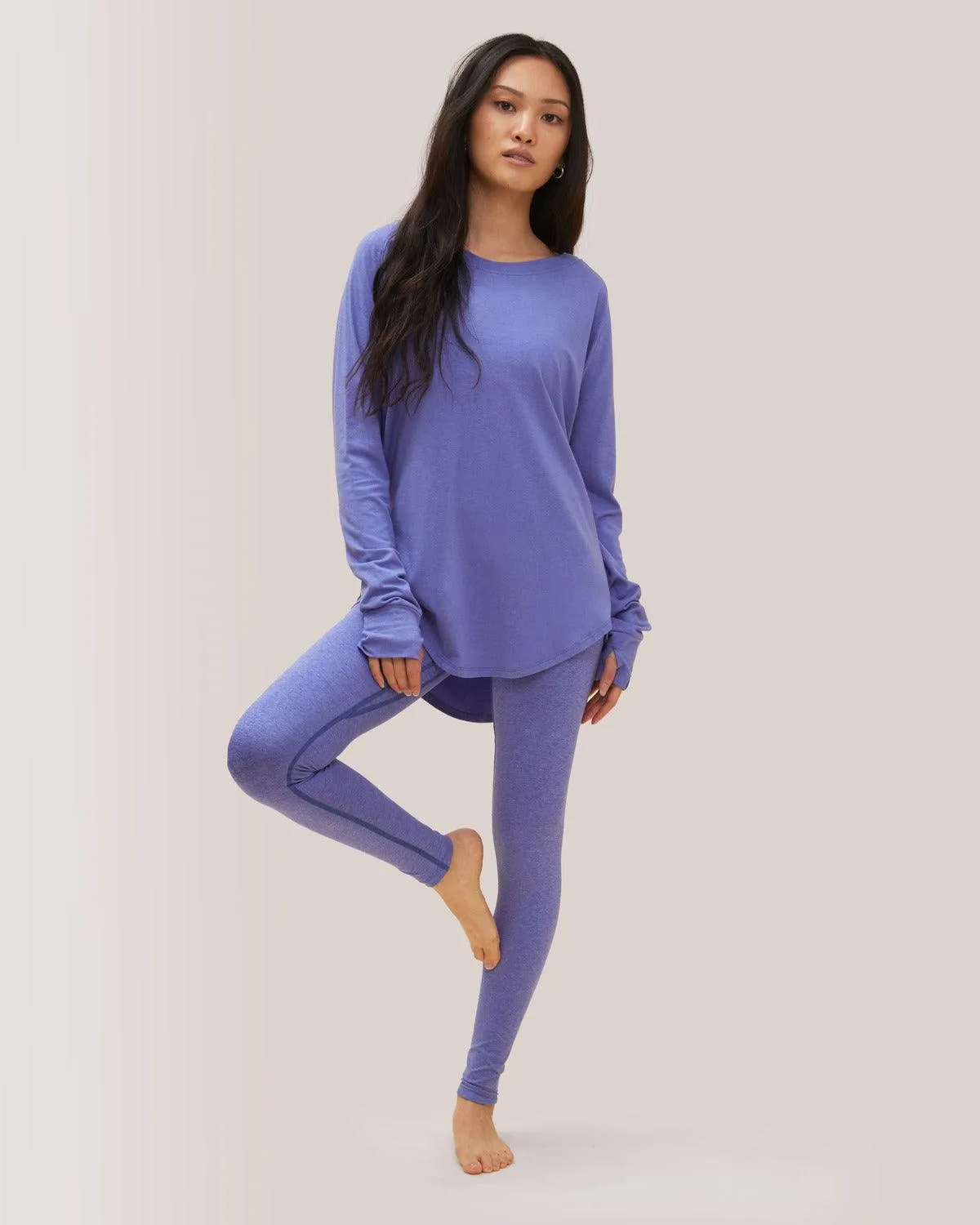 Cozy Long Sleeve Shirt - Iris