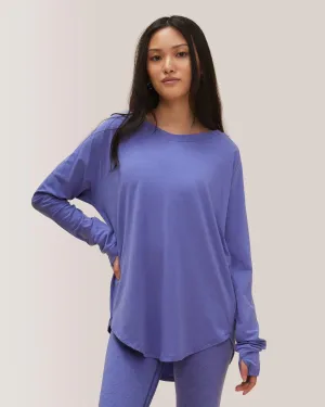 Cozy Long Sleeve Shirt - Iris