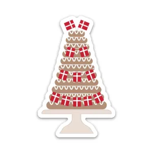 Danish Flag Kransekage Sticker